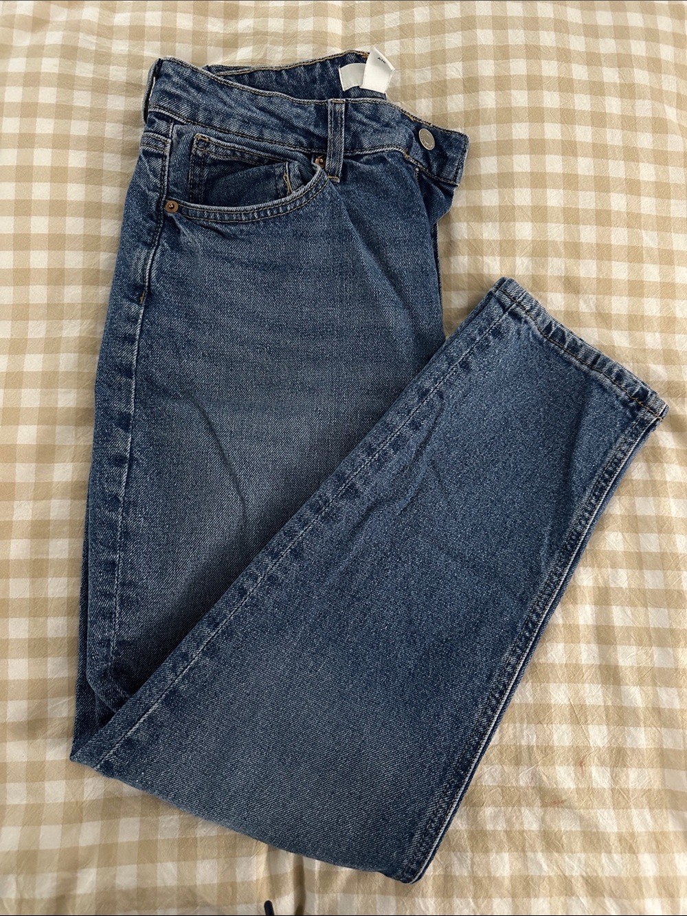 HM Classic High-Rise Women's Jeans in Dark Blue